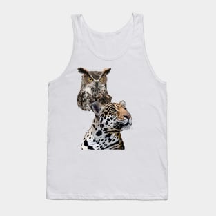 American Owl and Jaguar Tank Top